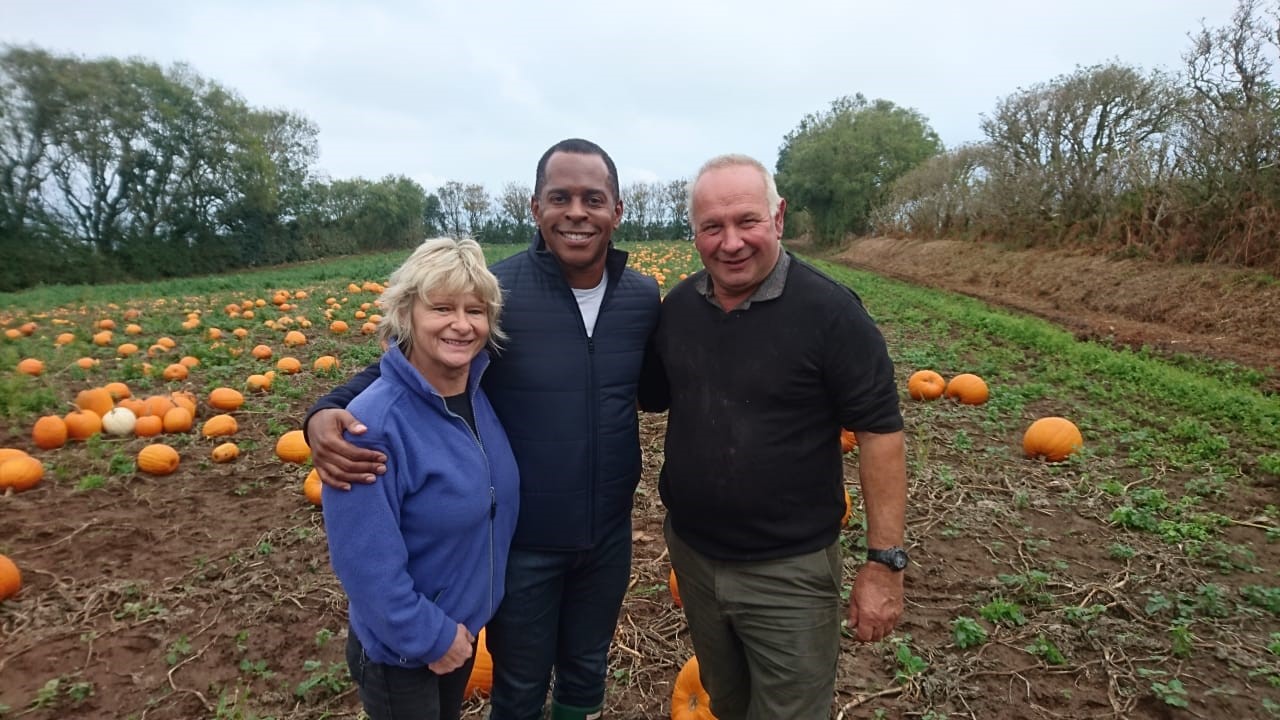 TV personality pays local farm a visit